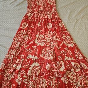 LBLC the Label Red and White Patterned Dress